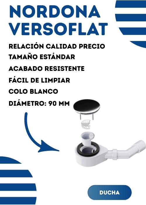 sifon de ducha nordona versoflat producto más vendido